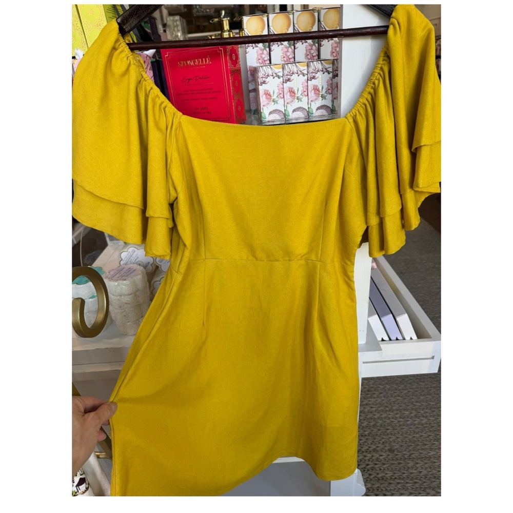 Mustard PINCH dress